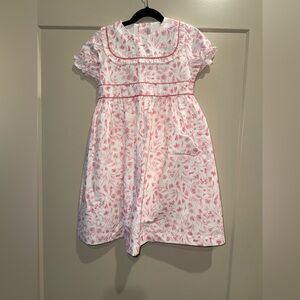 La Coqueta Pink Floral Girl’s Formal Dress (Size 8)